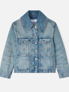 Ganni Rigid Denim Jacket